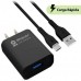 COMBO CARGA RÁPIDA: CARGADOR USB V3.0 + CABLE USB TIPO "C". NEGRO (6001561), BROBOTIX, - Garantía: 1 AÑO -