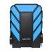 DISCO DURO EXTERNO ADATA HD710P 2TB PORTATIL 2.5 USB 3.2 WINDOWS MAC LINUX CONTRAGOLPES COLOR AZUL (AHD710P-2TU31-CBL), - Garantía: 3 AÑOS -