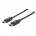 CABLE USB,MANHATTAN,354882,-C V2.0, C-C 3M NEGRO  60W, 480MB, - Garantía: 1 AÑO -