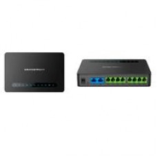 ATA GRANDSTREAM HT818 PARA TELFONO ANALOGICO  8 PUERTO FXS 2 CUENTA SIP 2 PUERTOS GIGABIT, - Garantía: 1 AÑO -