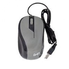 MOUSE ALAMBRICO GHIA COLOR GRIS 1200 DPI, - Garantía: 1 AÑO -