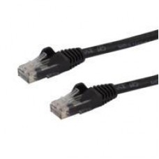 CABLE DE 5M DE ETHERNET SNAGLESS SIN ENGANCHES CAT 6 CAT6 GIGABIT 5M - NEGRO - STARTECH.COM MOD. N6PATC5MBK, - Garantía: 2 AÑOS -