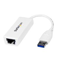 ADAPTADOR TARJETA DE RED EXTERNA NIC USB 3.0 A 1GBPS GIGABIT ETHERNET 1 PUERTO - 1X RJ45 HEMBRA - 1X USBA - BLANCO - STARTECH.COM MOD. USB31000SW, - Garantía: 2 AÑOS -