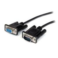 CABLE DE 3M DE EXTENSION DIRECTO STRAIGHT THROUGH SERIAL RS232 VIDEO PANTALLA EGA DB9 MACHO A HEMBRA - EXTENSOR NEGRO - STARTECH.COM MOD. MXT1003MBK, - Garantía: 2 AÑOS -