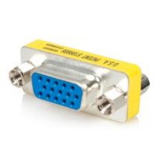 CAMBIADOR DELGADO DE GENERO VGA HD15 HEMBRA A HEMBRA - ACOPLADOR - STARTECH.COM MOD. GC15HSF, - Garantía: 2 AÑOS -