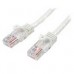 CABLE DE 10M BLANCO DE RED CAT5E ETHERNET RJ45 SIN ENGANCHES - LATIGUILLO SNAGLESS - STARTECH.COM MOD. 45PAT10MWH, - Garantía: 5 AÑOS -