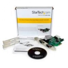 TARJETA PCI EXPRESS ADAPTADORA PCIE DE 2 PUERTOS SERIAL RS232 DB9 UART 16550 - STARTECH.COM MOD. PEX2S553, - Garantía: 2 AÑOS -