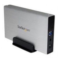 GABINETE EXTERNO USB 3.0 CARCASA DE ALUMINIO PARA DISCO DURO HDD SATA 3 III DE 3.5 PULGADAS UASP - PLATEADO - STARTECH.COM MOD. S3510SMU33, - Garantía: 2 AÑOS -