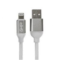 CABLE USB TIPO LIGHTNING GHIA 1M COLOR BLANCO, - Garantía: 1 AÑO -