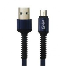 CABLE MICRO USB GHIA NYLON 1M COLOR AZUL, - Garantía: 1 AÑO -