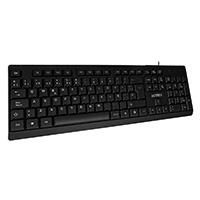 TECLADO ACTECK INSPIRE TA210 / ALAMBRICO USB / ESPAÑOL / 105 TECLAS / NEGRO / AC-928946, - Garantía: 1 AÑO -