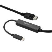 CABLE ADAPTADOR DE 3M USB-C A DISPLAYPORT 4K 60HZ - NEGRO - CABLE USB TIPO C A DP - CABLE DE VIDEO USBC - STARTECH.COM MOD. CDP2DPMM3MB, - Garantía: 3 AÑOS -