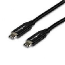 CABLE USB-C DE 2M A USB-C CON CAPACIDAD PARA ENTREGA DE ALIMENTACION DE 5A (100W) - USB TIPO-C - CABLE DE CARGA USB-C - USB 2.0 - STARTECH.COM MOD. USB2C5C2M, - Garantía: 2 AÑOS -