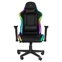 SILLA GAMER BALAM RUSH LIGHTNING RUSH / RGB / HASTA 150 KG / PISTON CLASE 4 / INCLINACION 90° - 100° / CONTROL REMOTO / NEGRO / BR-931267, - Garantía: 1 AÑO -