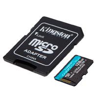 MEMORIA KINGSTON MICRO SDXC CANVAS GO! PLUS 128GB UHS-I U3 V30 A2 CLASE 10 C/ADAPTADOR (SDCG3/128GB), - Garantía: 1 AÑO -