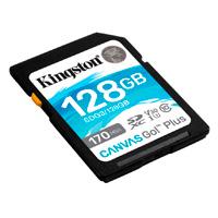 MEMORIA KINGSTON SDXC CANVAS GO PLUS 128GB UHS-I U3 V30 CLASE 10 - SDG3/128GB, - Garantía: 1 AÑO -