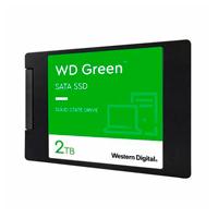 UNIDAD DE ESTADO SOLIDO SSD INTERNO WD GREEN 2TB 2.5 SATA3 6GB/S LECT.545MBS 7MM LAPTOP MINI PC WDS200T2G0A, - Garantía: 3 AÑOS -