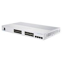 SWITCH CISCO BUSINESS CBS, 24 PUERTOS 10/100/1000 GIGABIT, 4 PUERTOS SFP, SMART ADMINISTRACIN BSICA, POE, - Garantía: 3 MESES -