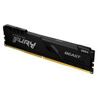 MEMORIA KINGSTON UDIMM DDR4 8GB 2666MHZ FURY BEAST CL16 288PIN 1.2V C/DISIPADOR DE CALOR P/PC/GAMER/ALTO RENDIMIENTO KF426C16BB/8, - Garantía: 1 AÑO -