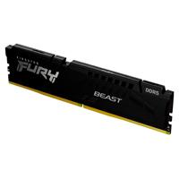 MEMORIA KINGSTON DIMM DDR5 16GB 4800MHZ FURY BEAST CL38 288PIN 1.1V C/DISIPADOR DE CALOR P/PC/GAMER/ALTO RENDIMIENTO KF548C38BB-16, - Garantía: 1 AÑO -