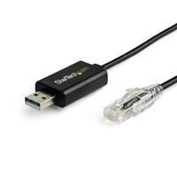 ADAPTADOR USB DE 1.8M PARA CONSOLA CISCO - 460KBPS - ADAPTADOR USB A RJ45 COMPATIBLE CON WINDOWS®, MAC AND LINUX® - M/M - STARTECH.COM MOD. ICUSBROLLOVR, - Garantía: 2 AÑOS -