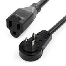 CABLE DE CORRIENTE DE 3M DE EXTENSION - CABLE DE ALIMENTACION ROTATIVO PLANO DE 360° - NEMA 5-15P A NEMA 5-15R - 16AWG - 15A 125V - NEGRO - 3 PUNTAS - UL - STARTECH.COM MOD. RTPAC10110, - Garantía: 5 AÑOS -