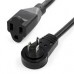 CABLE DE CORRIENTE DE 3M DE EXTENSION - CABLE DE ALIMENTACION ROTATIVO PLANO DE 360° - NEMA 5-15P A NEMA 5-15R - 16AWG - 15A 125V - NEGRO - 3 PUNTAS - UL - STARTECH.COM MOD. RTPAC10110, - Garantía: 5 AÑOS -