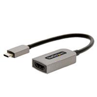 ADAPTADOR USB C A HDMI DE VIDEO 4K 60HZ - HDR10 - CONVERSOR TIPO LLAVE USB TIPO C A HDMI 2.0B DONGLE - USBC CON MODO ALT DE DP A MONITOR TV O PROYECTOR - STARTECH.COM MOD. USBC-HDMI-CDP2HD4K60, - Garantía: 3 AÑOS -