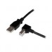 CABLE ADAPTADOR USB DE 2M PARA IMPRESORA ACODADO - 1X USB A MACHO - 1X USB B MACHO EN ANGULO DERECHO - STARTECH.COM MOD. USBAB2MR, - Garantía: 5 AÑOS -