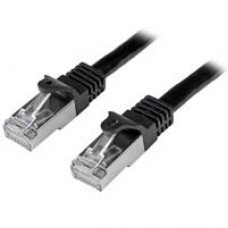 CABLE DE 2M DE RED CAT6 ETHERNET GIGABIT BLINDADO SFTP - NEGRO - STARTECH.COM MOD. N6SPAT2MBK, - Garantía: 99 AÑOS -