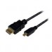 CABLE ADAPTADOR DE 1.8M HDMI A MICRO HDMI DE ALTA VELOCIDAD CON ETHERNET - MACHO A MACHO - STARTECH.COM MOD. HDMIADMM6, - Garantía: 5 AÑOS -