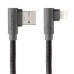 CABLE LIGHTNING HUNE HIEDRA SUSTENTABLE TRENZADO 90ª 1.2M COMPATIBLE CON IPHONE (ROCA), - Garantía: 1 AÑO -