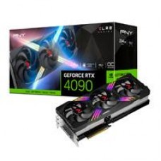 TARJETA DE VIDEO PNY NVIDIA GEFORCE RTX 4090 VERTO EPIC-X ARGB TRIPL FAN XLR8 OC /24GB GDDR6X/PCIE X16 4.0/GAMA ALTA/GAMER, - Garantía: 1 AÑO -