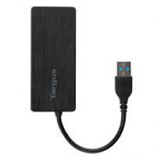 HUB TARGUS ACH124US CONCENTRADOR DE PUERTOS USB 3.0 COLOR NEGRO, - Garantía: 1 AÑO -