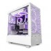 GABINETE NZXT H5 FLOW/BLANCO/CON VENTANA/MIDI-TOWER/MICRO-ATX/GAMER, - Garantía: 1 AÑO -