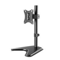 SOPORTE MONITOR  MANHATTAN ,462037, DE ESCRITORIO, 17 A 27 CON UN PESO DE HASTA 7KG, INCLINACION /- 10 , GIRO DE /- 45 ,ROTACION DE /- 90 , ALTURA AJUSTABLE, - Garantía: 3 AÑOS -