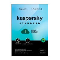 ESD KASPERSKY STANDARD (ANTI-VIRUS) / 10 DISPOSITIVOS / 1 AÑO, - Garantía: SG -