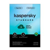 ESD KASPERSKY STANDARD (ANTI-VIRUS) / 3 DISPOSITIVOS / 1 AÑO, - Garantía: SG -