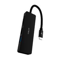 HUB ACTECK GATE 5 DH640 / USB C / 4 PUERTOS / USB A - HDMI - LECTOR DE MEMORIAS / 10 CM / NEGRO / AC-934633, - Garantía: 1 AÑO -