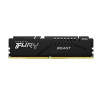 MEMORIA KINGSTON DIMM DDR5 32GB 5600MHZ FURY BEAST BLACK XMP CL40 288PIN 1.25V C/DISIPADOR DE CALOR P/PC/GAMER/ALTO RENDIMIENTO, - Garantía: 1 AÑO -