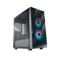 GABINETE COOLER MASTER CMP 320/NEGRO/MINI-TOWER/VENTILADORES ARGB INSTALADOS/GAMER., - Garantía: 1 AÑO -