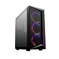 GABINETE COOLER MASTER CMP 510 /NEGRO / MIDI TOWER / ATX / 3 VENTILADORES ARGB INSTALADOS/ GAMER., - Garantía: 1 AÑO -