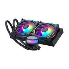 DISIPADOR DE ENFRIAMIENTO LIQUIDO COOLER MASTER MASTERLIQUID ML240 ILUSIÓN / NEGRO / GAMER, - Garantía: 1 AÑO -