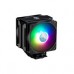 DISIPADOR COOLER MASTER MASTERAIR MA612/NEGRO/ARGB/GAMER., - Garantía: 1 AÑO -