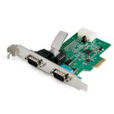 TARJETA PCI EXPRESS ADAPTADORA DE 2 PUERTOS SERIAL RS232 - TARJETA CONTROLADORA SERIAL PCIE RS232 - PCIE A DB9 UART16950 - STARTECH.COM MOD. PEX2S953, - Garantía: 5 AÑOS -