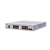 SWITCH CISCO BUSINESS SERIE 350 ADMINISTRABLE, 16 PUERTOS GIGA 10/100/1000 FULL POE 240W, 2X1G SFP,, - Garantía: SG -