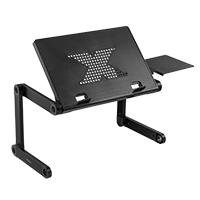 BASE ELEVADORA ACTECK VAULT COUCH BC410 / PARA LAPTOP  / 18 PUL / MAX 10 KG / ANTIDERRAPANTE / ALTURA AJUSTABLE / ALUMINIO / NEGRO / AC-934558, - Garantía: 1 AÑO -