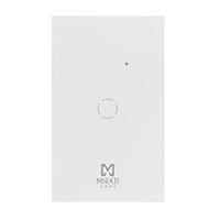 APAGADOR INTELIGENTE DE PARED MIRATI DE 1 APAGADOR TOUCH WIFI 2.4HZ BLUETOOTH // COMPATIBLE CON ANDROID E IOS // FUNCIONA CON ALEXA Y ASISTENTE DE GOOGLE, - Garantía: 1 AÑO -