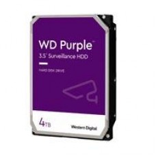 DISCO DURO INTERNO WD PURPLE 4TB 3.5 ESCRITORIO SATA3 6GB/S 64MB 5400RPM 24X7 DVR NVR 1-16 BAHIAS 1-64 CAMARAS WD43PURZ, - Garantía: 3 AÑOS -