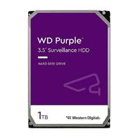 DISCO DURO INTERNO WD PURPLE 1TB 3.5 ESCRITORIO SATA3 6GB/S 64MB 5400RPM 24X7 DVR NVR 1-8 BAHIAS 1-64 CAMARAS WD11PURZ, - Garantía: 3 AÑOS -